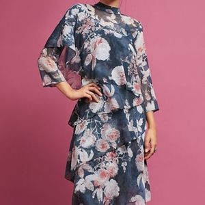 Anthropologie Hemant & Nandita Sammy Tiered Dress